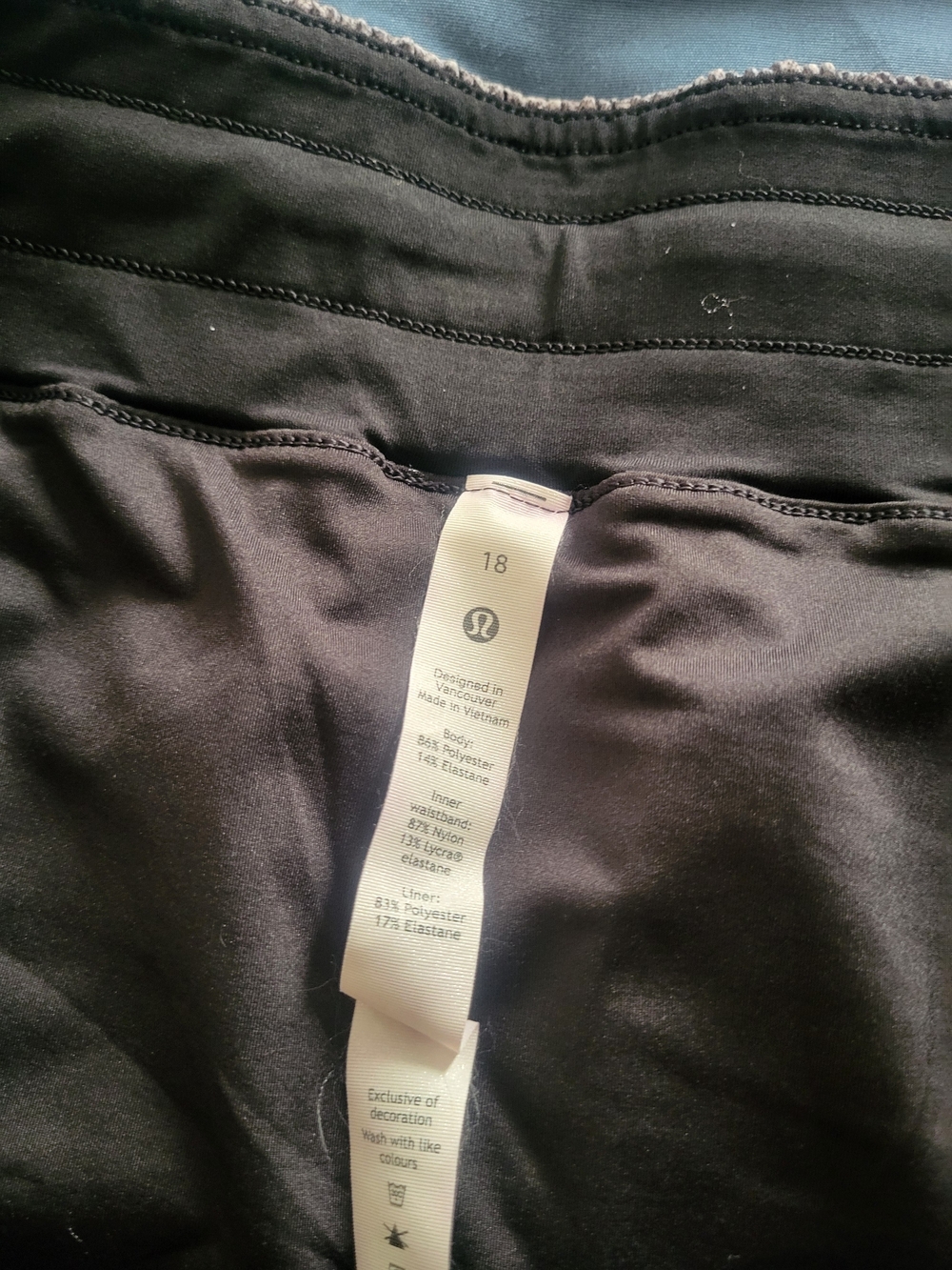 lululemon athletica Gray Track That MR Shorts~5' Inseam~Size 18. - Picture 5 of 15